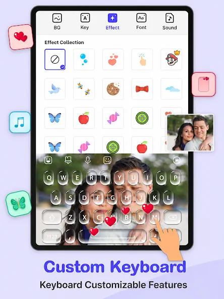 Photo Keyboard Themes & Fonts 1