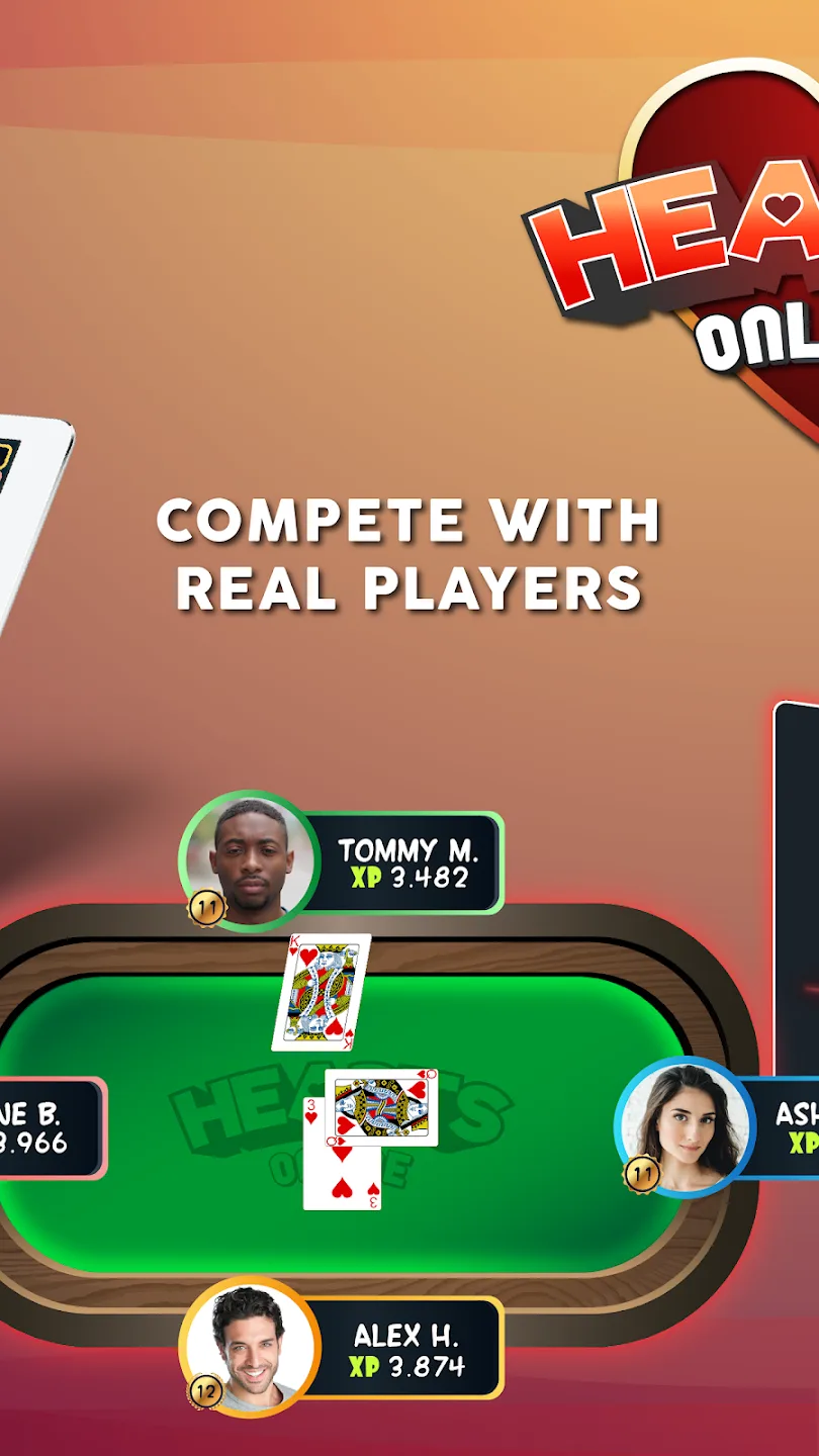 Hearts - Online Hearts Game 1