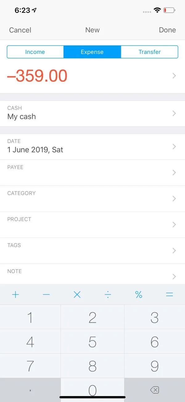 Cash Organizer 4
