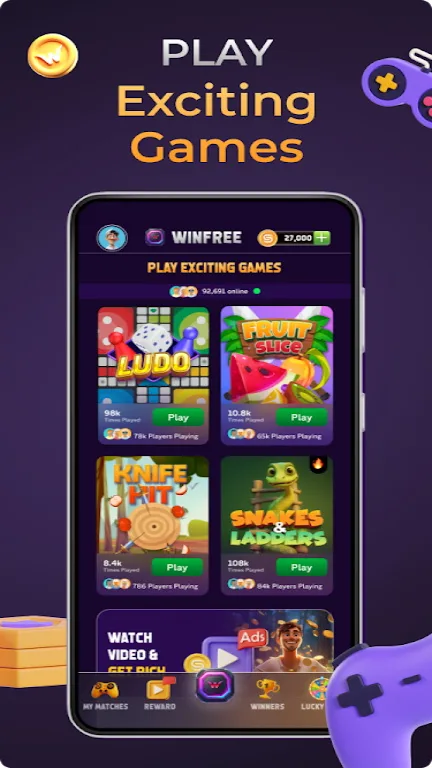 WinFree: Play & Earn WinCoins Game 1