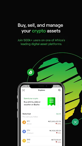 Busha: Buy & Sell BTC, ETH 2