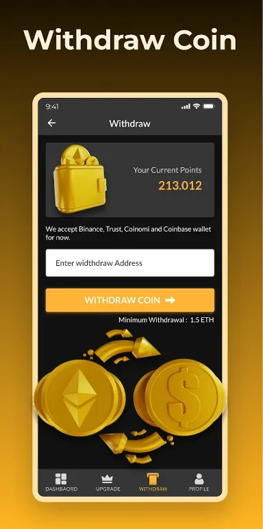 ETH Cloud Miner- Earn Ethereum 3