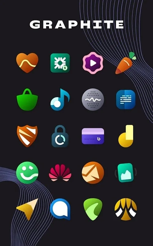 Graphite Icon Pack Android 5
