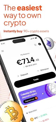 Coinmetro: Buy BTC ETH SOL XRP 1