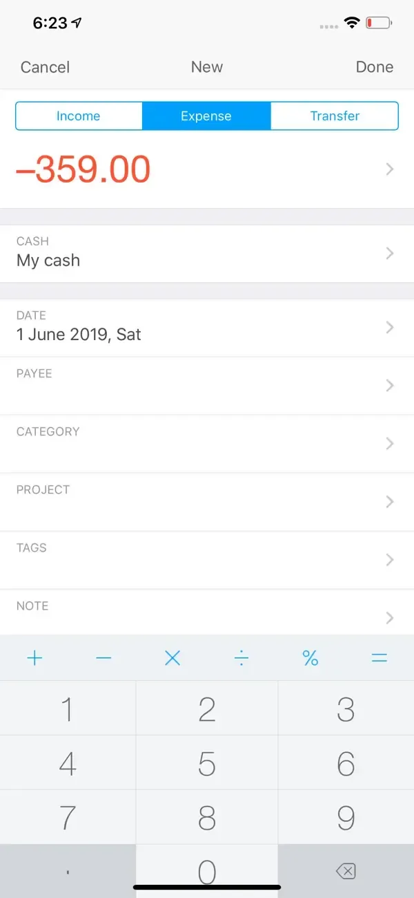 Cash Organizer 3