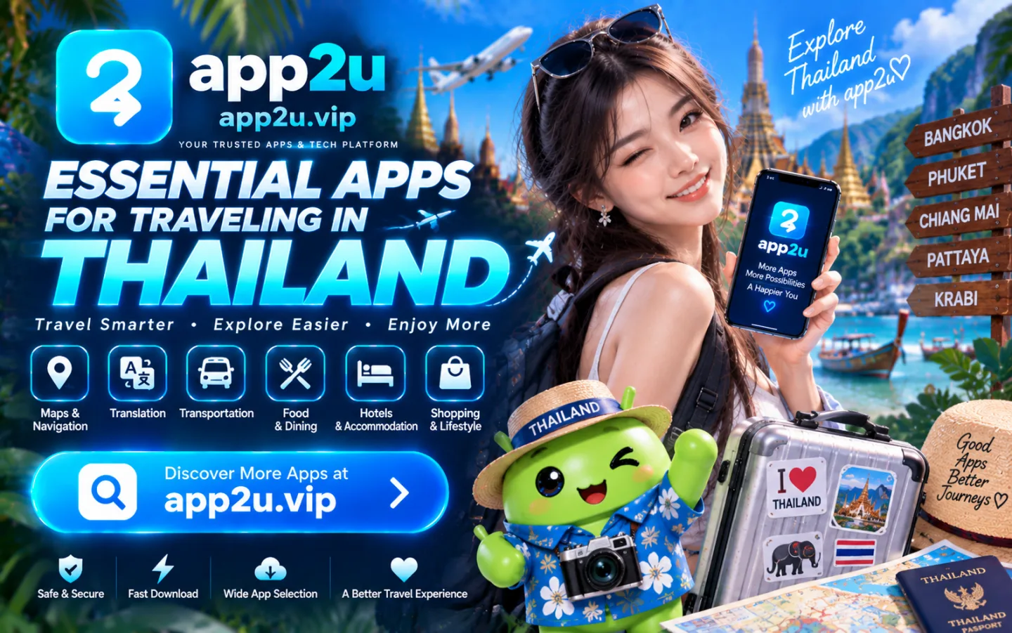 Essential Apps for Traveling in Thailand
