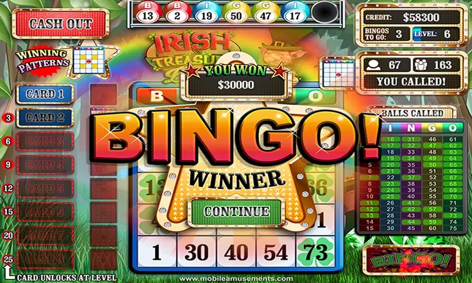 Irish Treasure Bingo 3