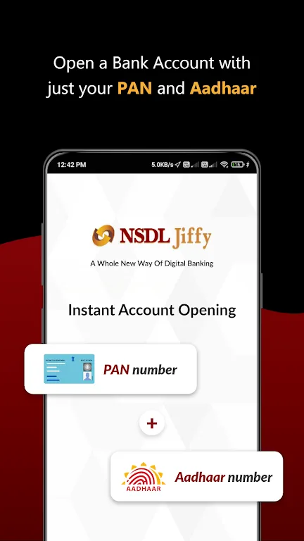 NSDL Jiffy: Zero Balance A/C 1