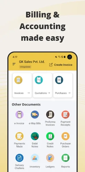 GimBooks:Invoice, Billing App 1