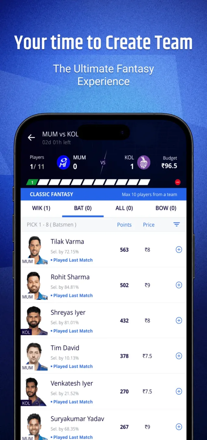League11 - Sports Fantasy App 3