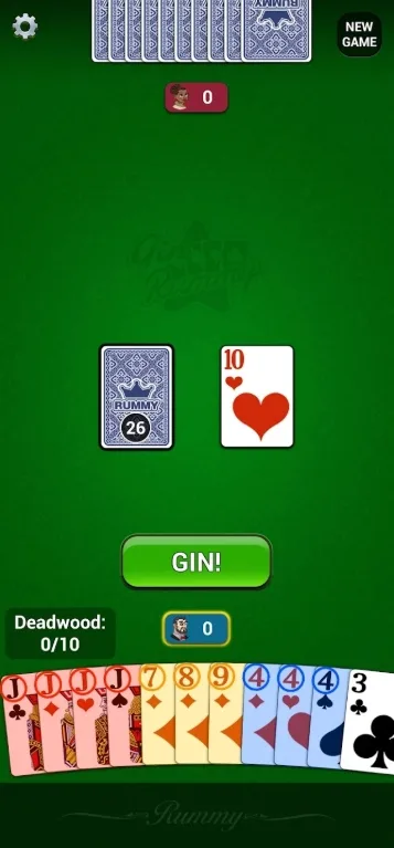 Gin Rummy Classic Card Game 1
