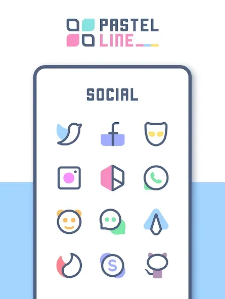PastelLine IconPack 2