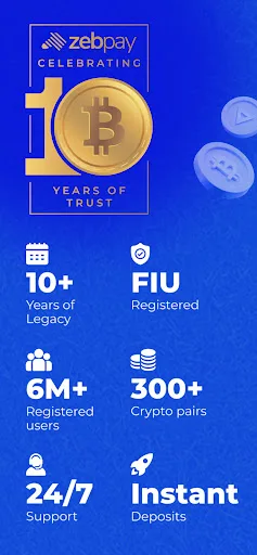 ZebPay: Bitcoin & Crypto App 4