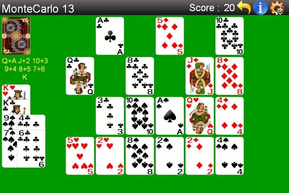 Monte Carlo Solitaire 2