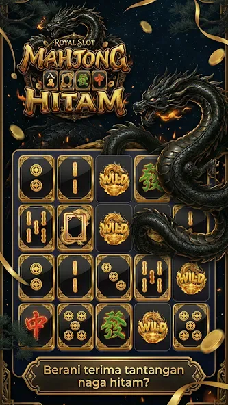 Royal Slots Mahjong Hitam 1