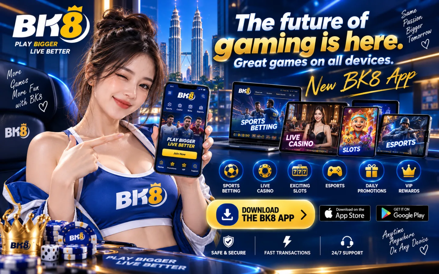 BK8 App – Taruhan Olahraga, Live Casino & Game Slot 2
