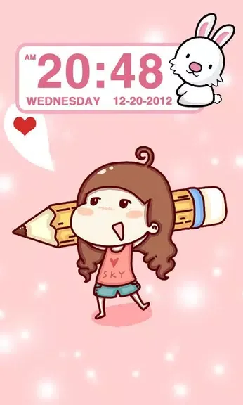 Zodiac sign Clock Widget 3