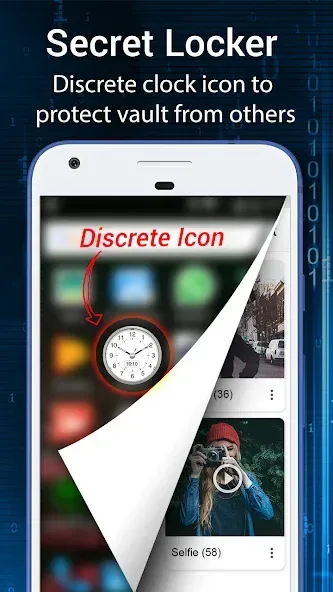 Clock Vault-Hide Photos,Videos 2