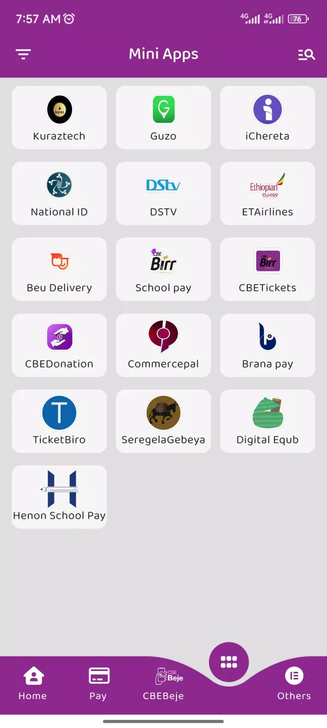 CBEBirr Plus 4