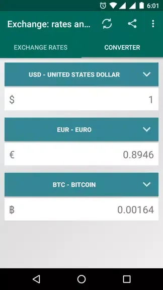 XRT: Exchange rates, converter 2