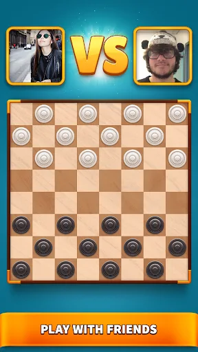 Checkers Clash - Draughts Game 1