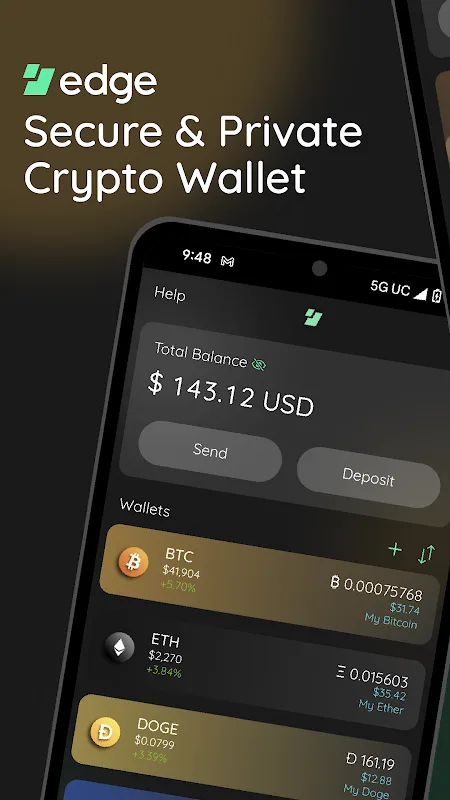 Edge - Bitcoin & Crypto Wallet 2