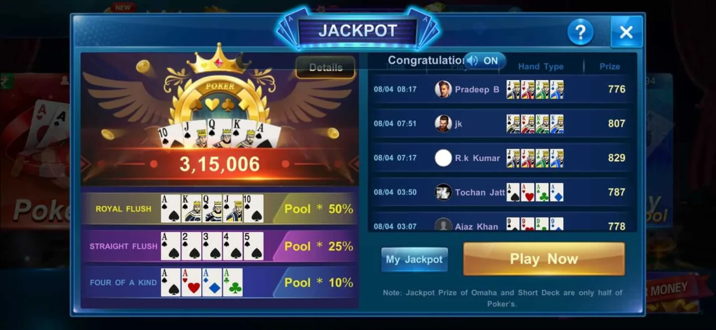Mojoo Poker Pool 3