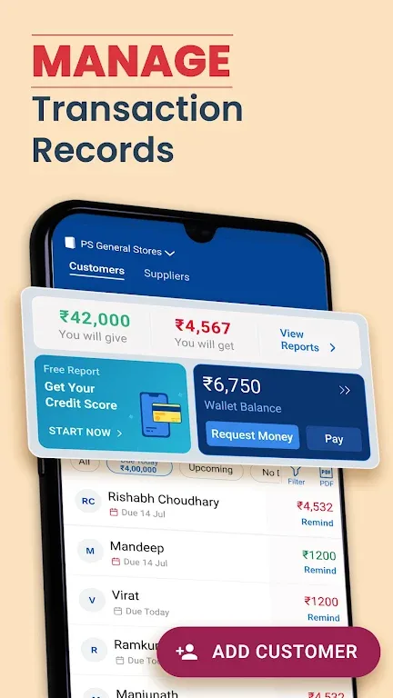 Khatabook Credit Account Book 3