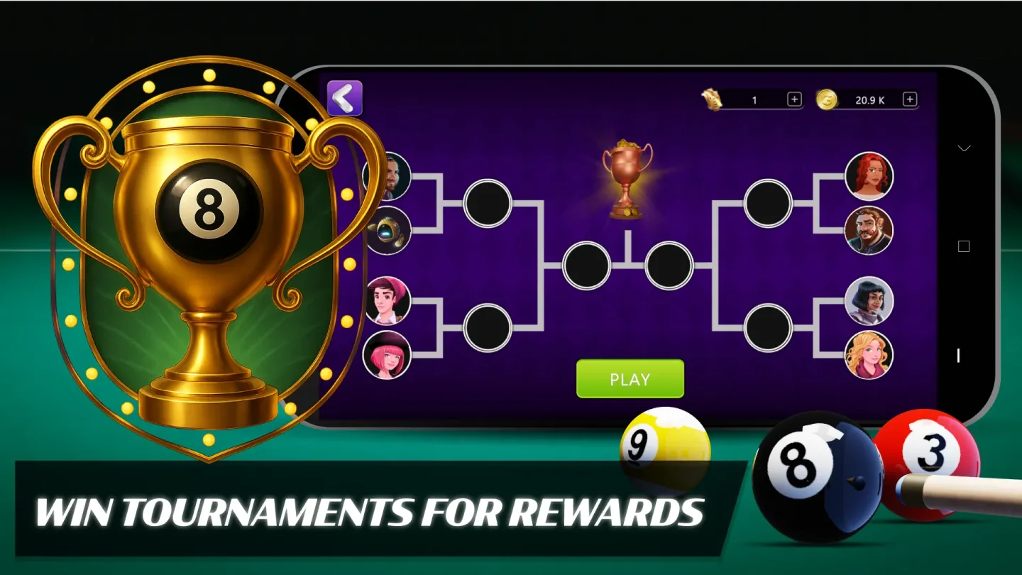 8 Ball Billiards Offline Pool 3