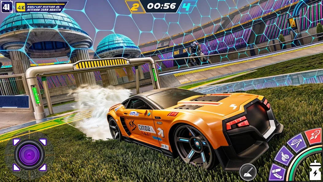 Rocket Car: Car Ball Games Mod 4