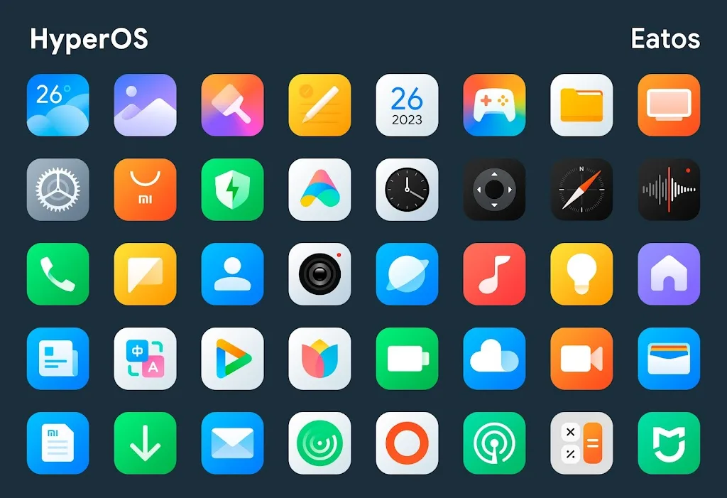HyperOS – Icon Pack 1
