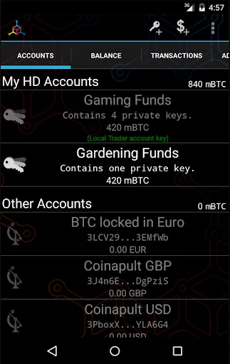 Mycelium Bitcoin Wallet 3