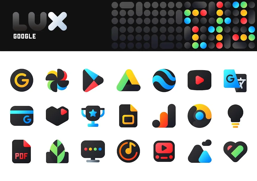 LuX Icon Pack Mod APK 4