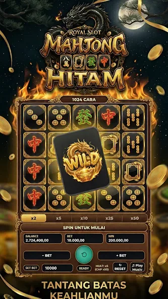 Royal Slots Mahjong Hitam 4