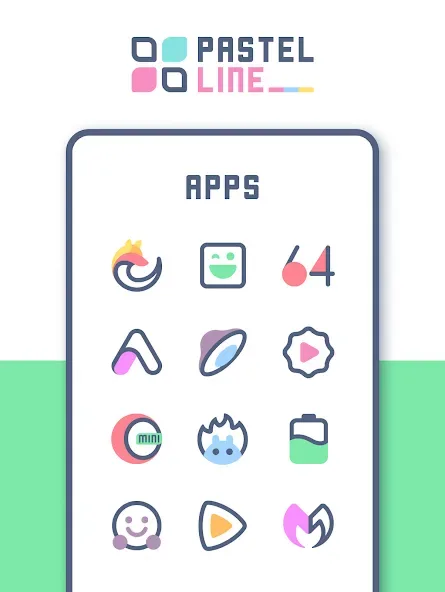 PastelLine IconPack 4