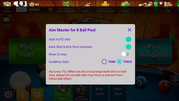 Aiming Master for 8 Ball Pool 1
