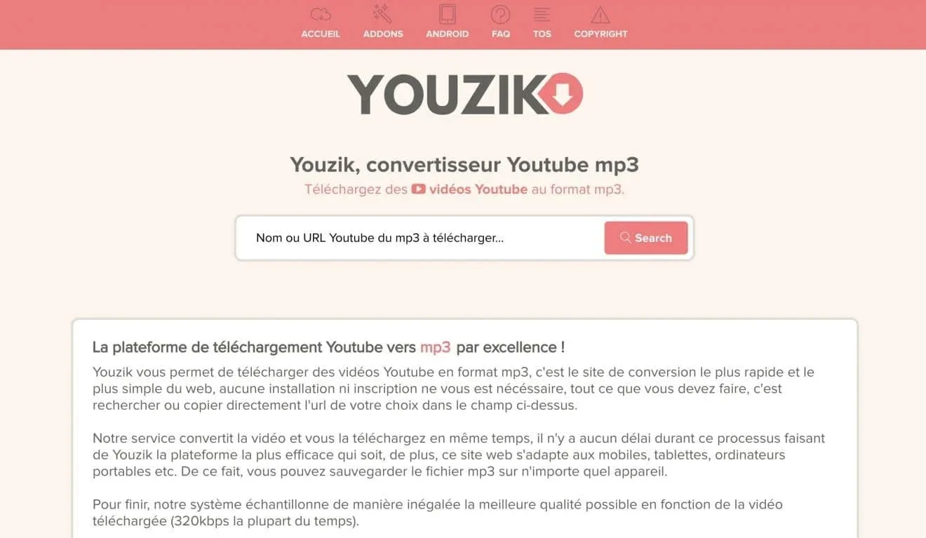 Youzik MP3 Downloader 1