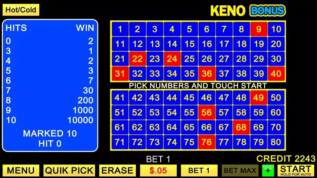 Keno Super Jackpot 4