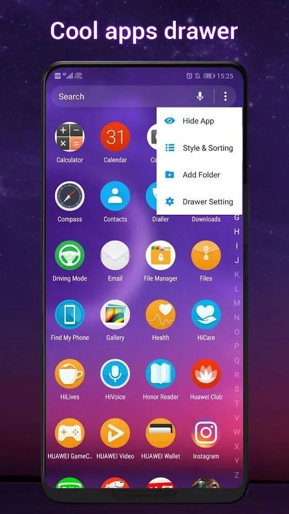 Cool Q Launcher for Android 10 2