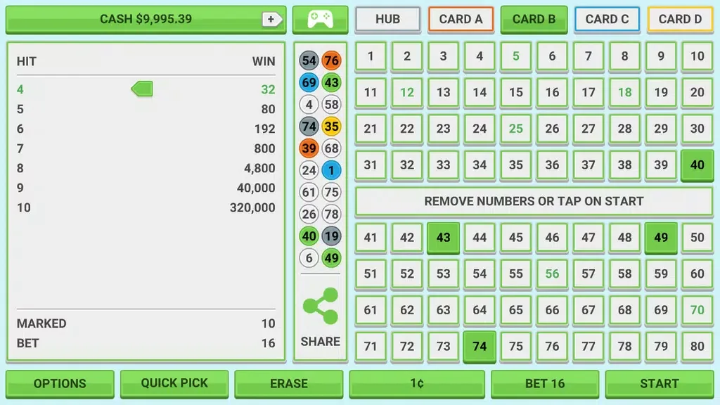 Colorful Keno: Casino Game 3