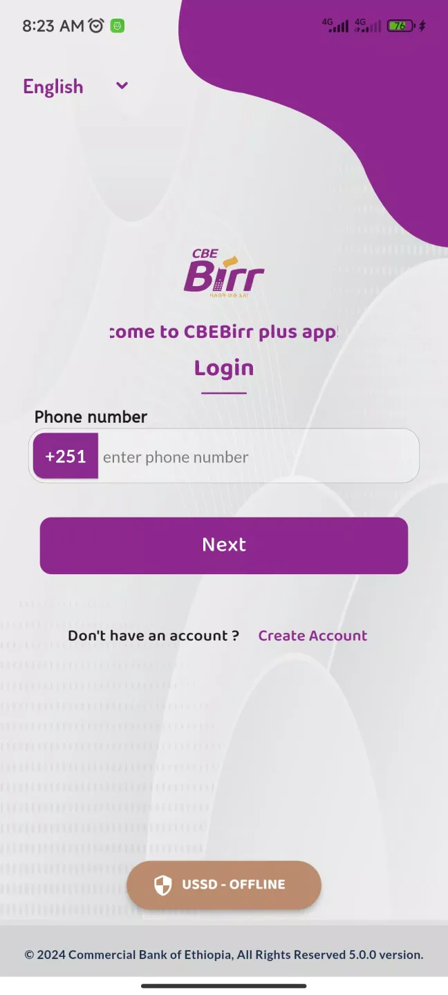 CBEBirr Plus 1