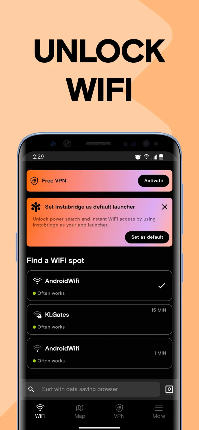WiFi Passwords Map Instabridge 1