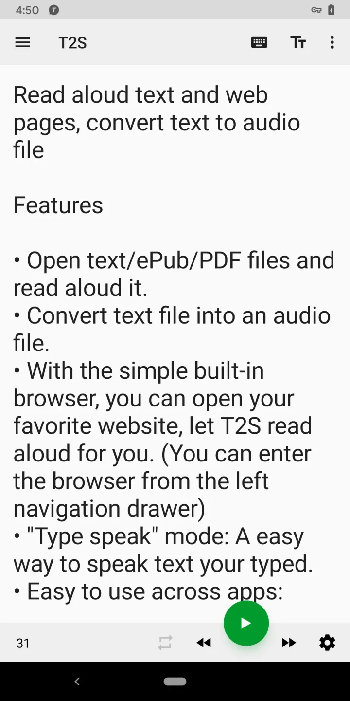 T2S app 1