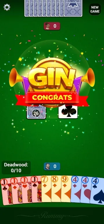 Gin Rummy Classic Card Game 2