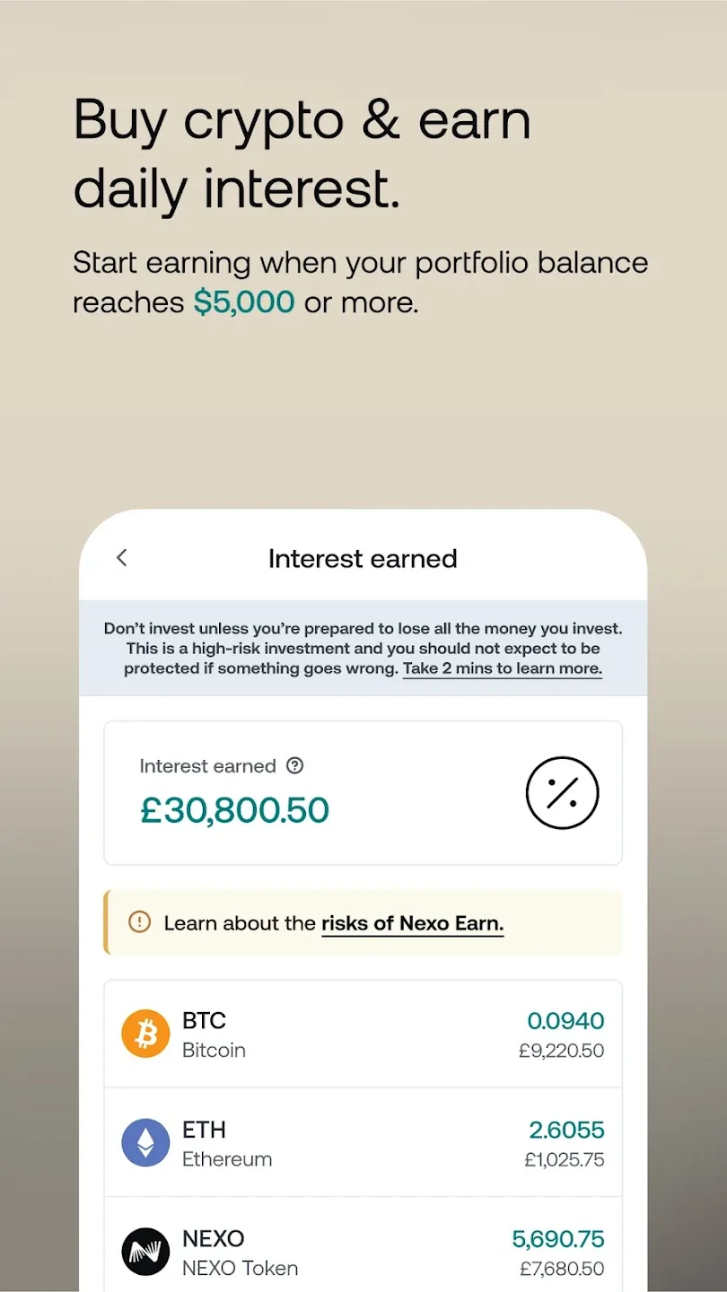 Nexo: Crypto Wealth Platform 2