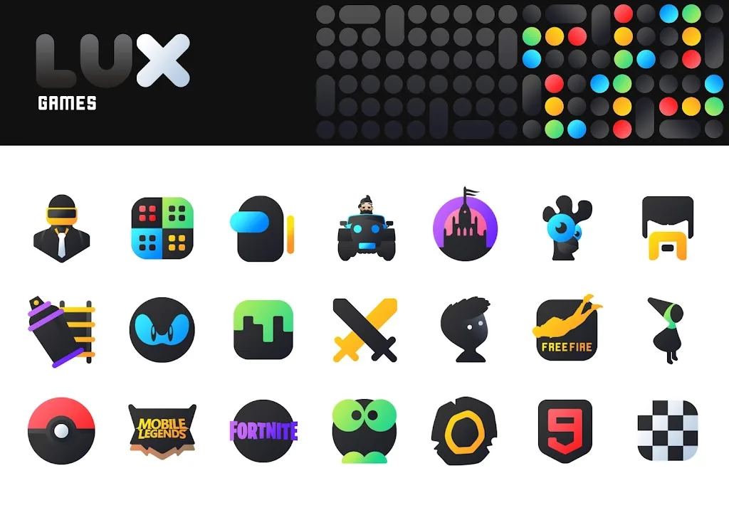 LuX Icon Pack Mod APK 3