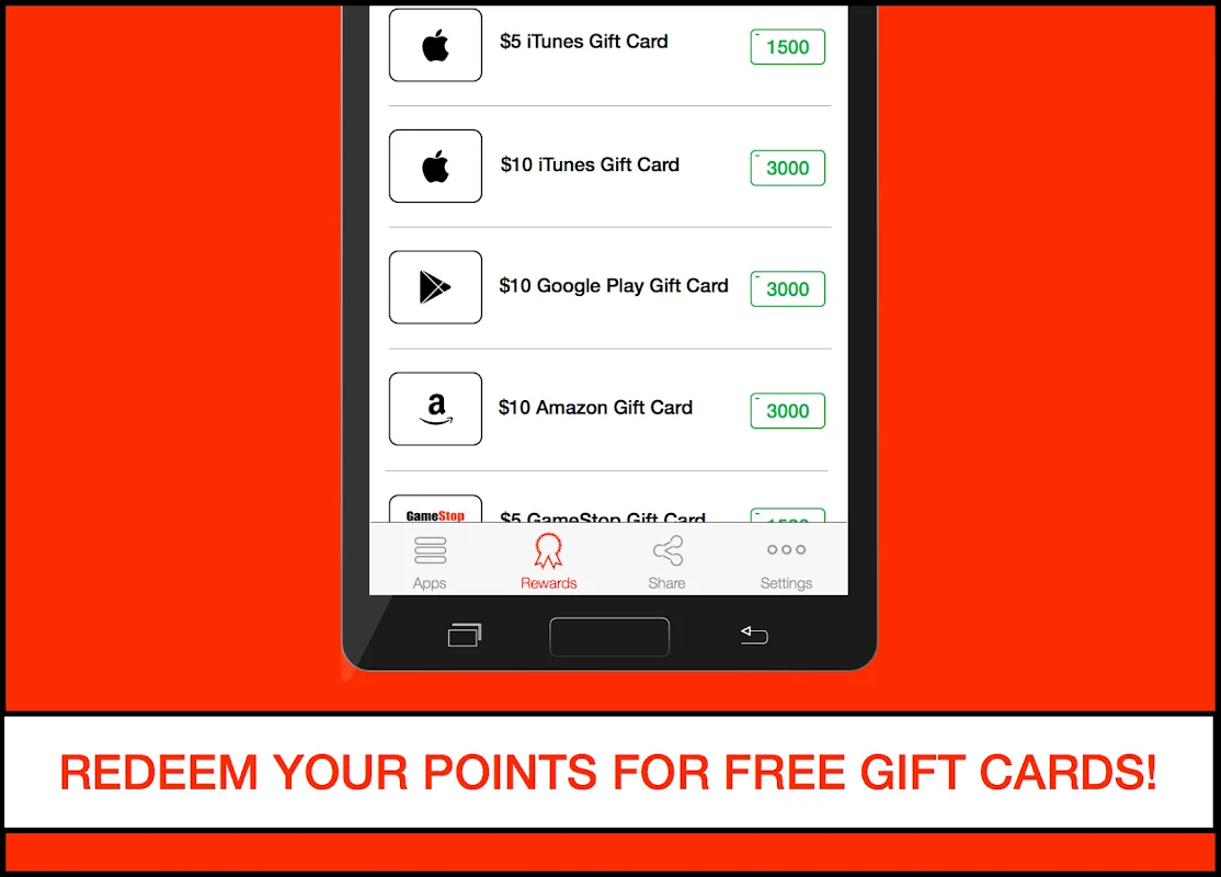 Cash for Apps - Free Gift Cards 2