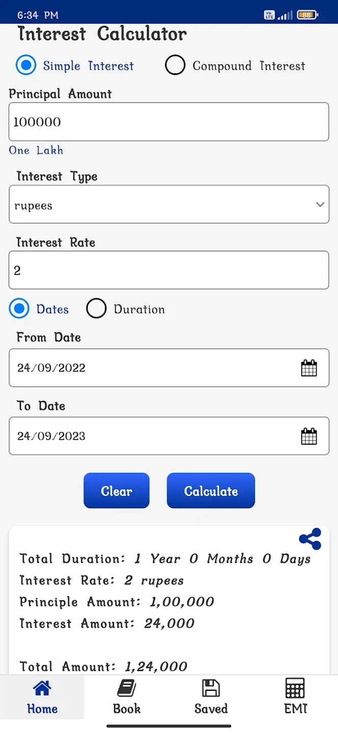 Interest Calculator 1