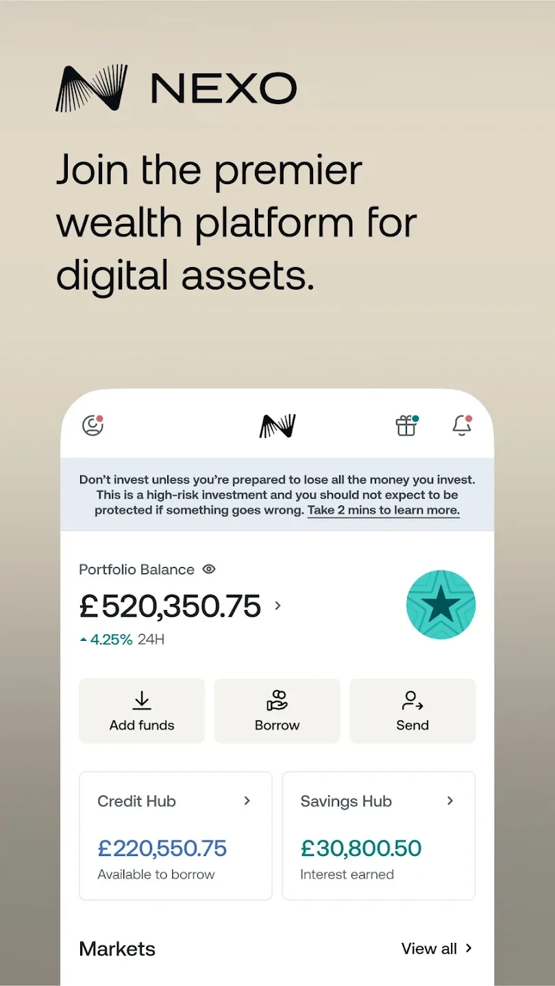 Nexo: Crypto Wealth Platform 1