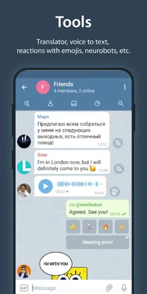 iMe Messenger & Crypto Wallet 3